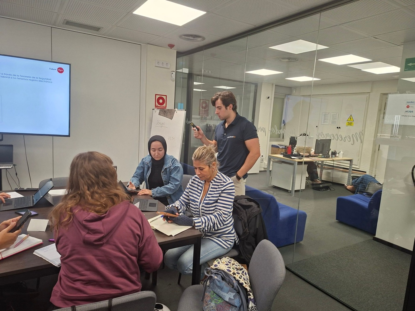 Smartbull volunteering at Fundación Integra