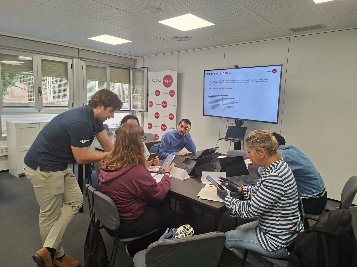 Smartbull volunteering at Fundación Integra